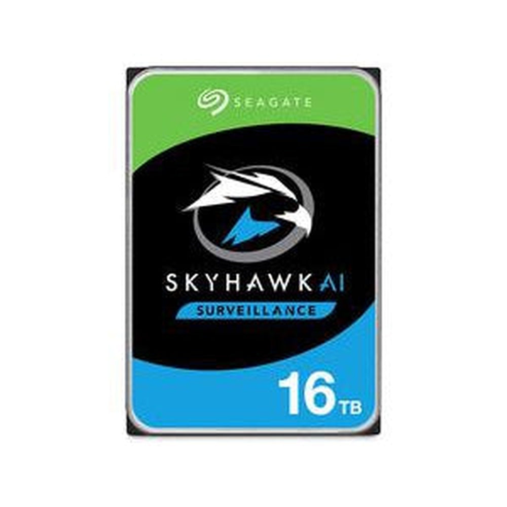 Seagate SkyHawk AI Surveillance 3.5" HDD 16TB  SATA 6Gb/s 7200RPM 256MB Cache 5 Years or 2M Hours