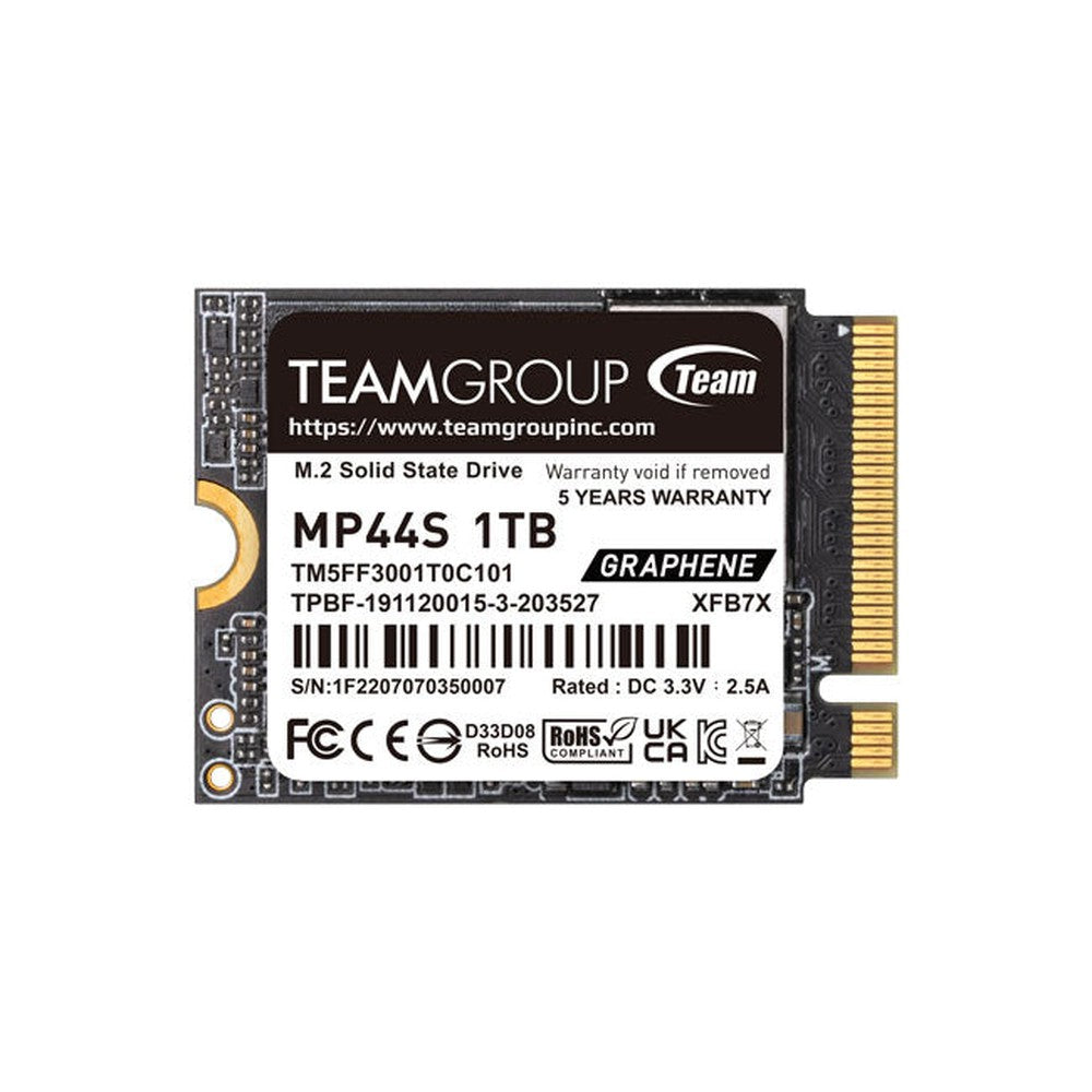 TEAM MP44S 1TB M.2 2230 NVME PCIE 4.0 SSD