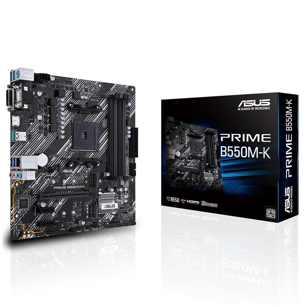 ASUS AMD mATX PRIME B550M-K Gaming Motherboards