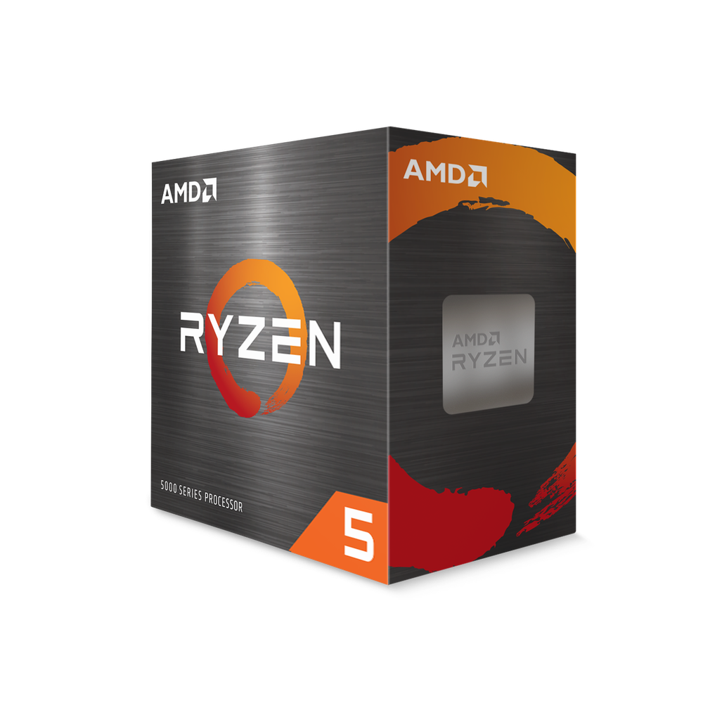 AMD Ryzen 5 5600X 6-Core/12 Threads Max Freq 4.6GHz 35MB Cache Socket AM4 105W With Wraith Stealth cooler