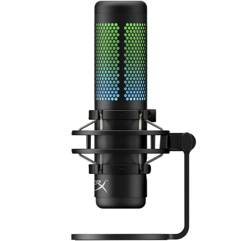 HP HyperX QuadCast S - Gaming USB Microphone (Black-Grey) - RGB Lighting