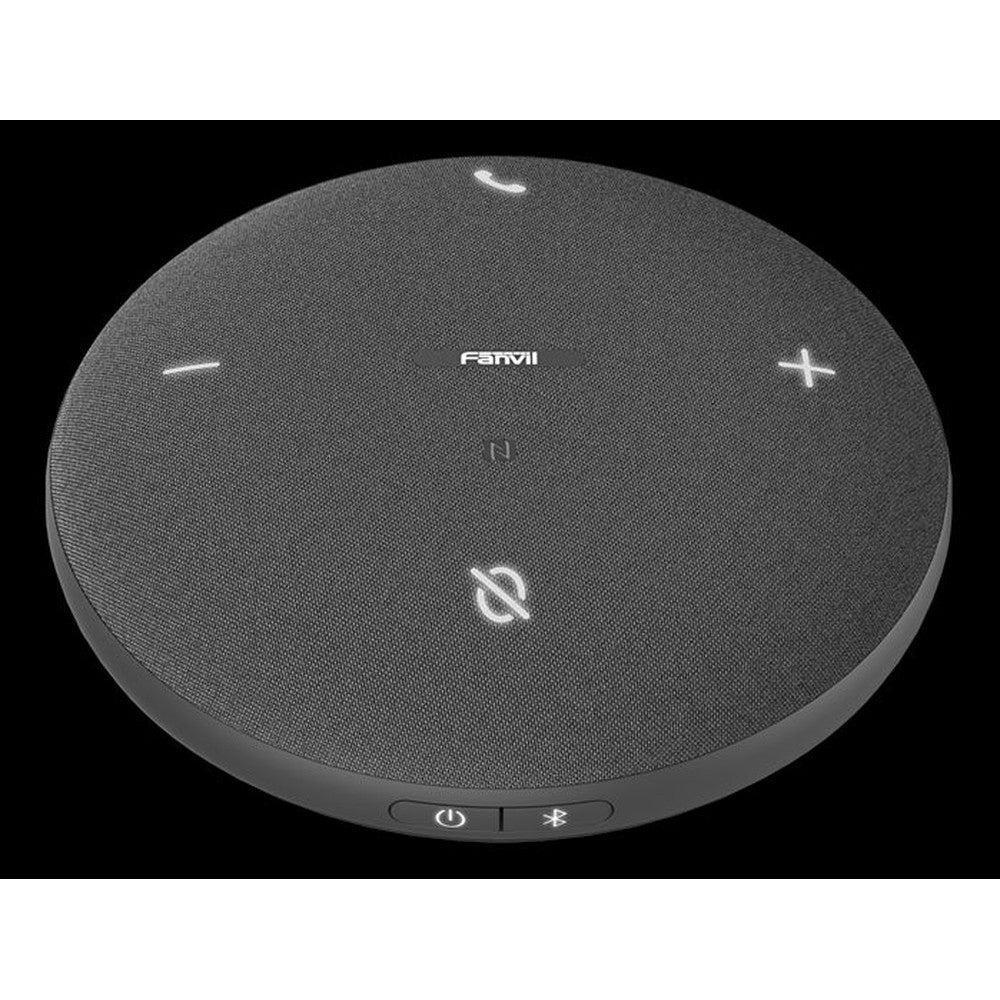 Fanvil CS30 Bluetooth/NFC/USB Speakerphone, 4 Omni-Directional Microphones, HD Audio Quality With Intelligent Noise Reduction, 8h Talk Time