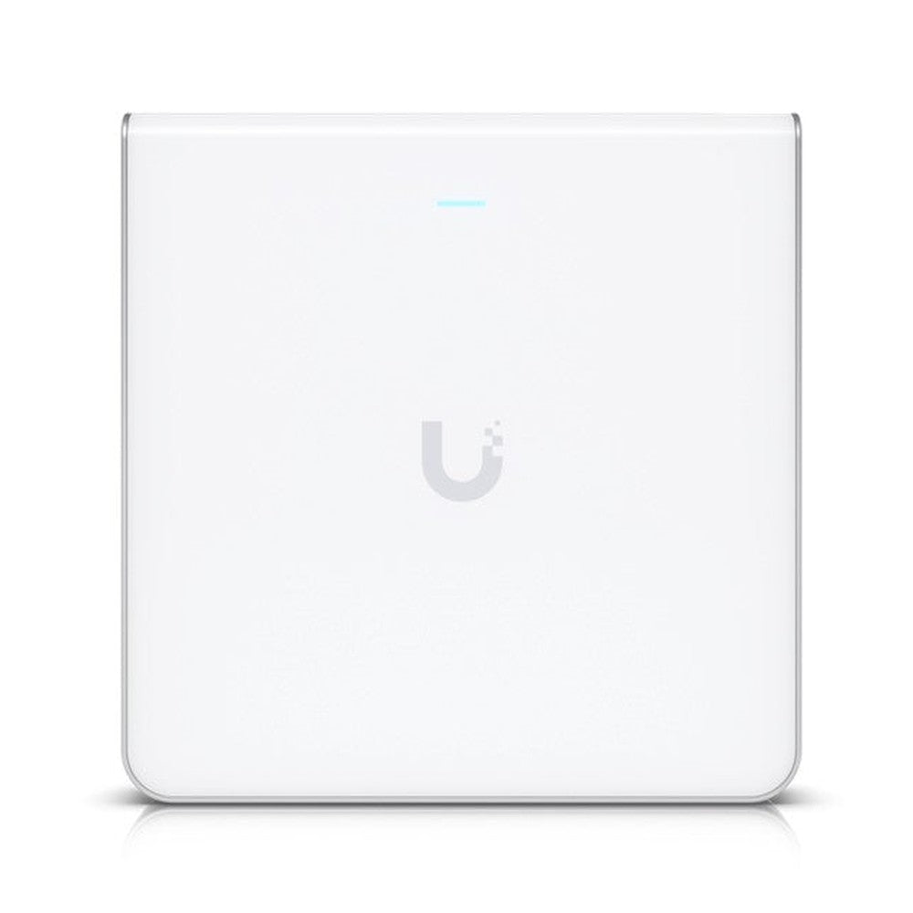 Ubiquiti UniFi Wi-Fi 6 Enterprise Sleek, Wall-mounted WiFi 6E Access Point, Integrated Four-port Switch, For High-density Office Network,Incl 2Yr Warr