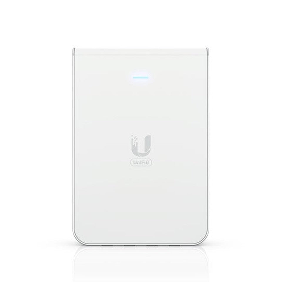 Ubiquiti UniFi Wi-Fi 6 In-Wall Wall-mounted Access Point with a Built-in PoE Switch, Incl 2Yr Warr