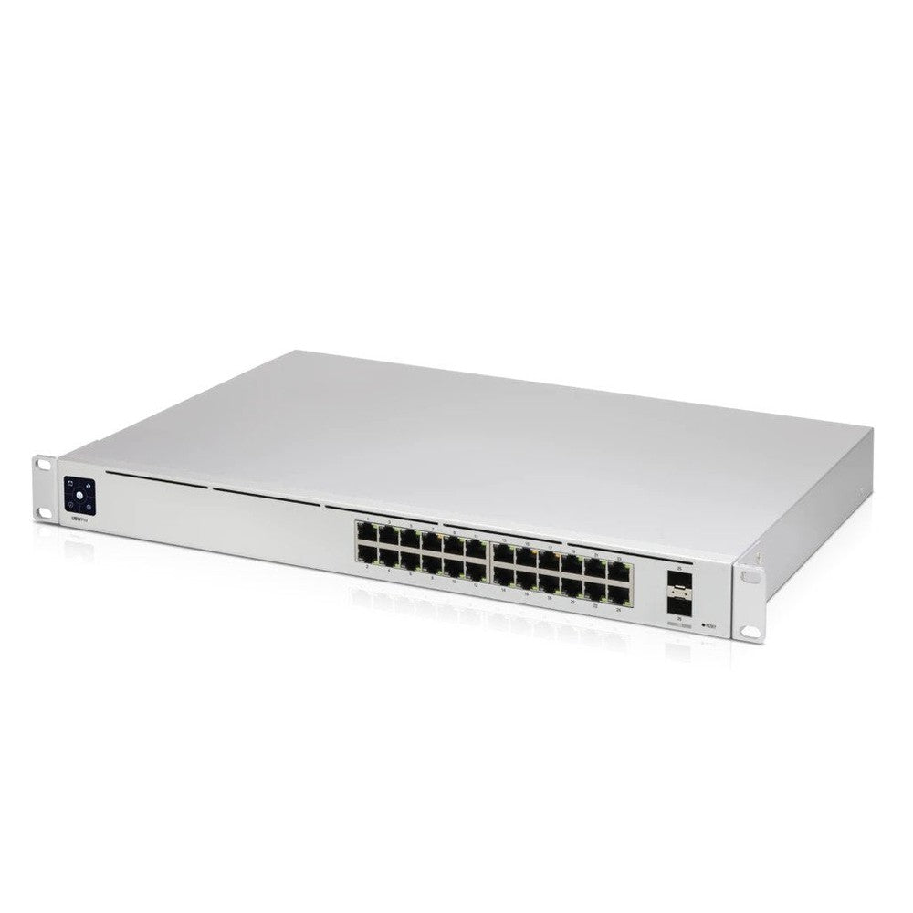 Ubiquiti UniFi 24-port Switch with (24) Gigabit RJ45 Ports and (2) 10G SFP+ Ports. Powerful Second-generation UniFi Switching, Incl 2Yr Warr