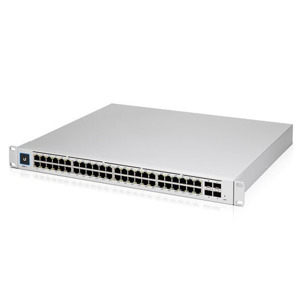 Ubiquiti UniFi 48 port Managed Gigabit Layer2 & Layer3 Switch, Auto-sensing 802.3at PoE+ & 802.3bt PoE, SFP+, Touch Display,  600W GEN2,Incl 2Yr Warr