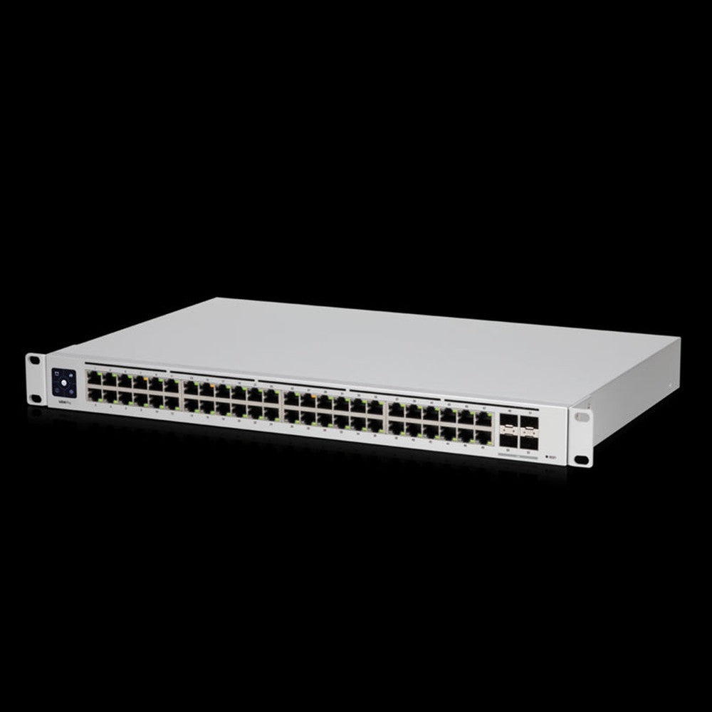 Ubiquiti UniFi 48 Port Managed Gigabit Layer2 & Layer3 Switch - 48x Gigabit Ethernet Ports, 4x SFP+ Ports - Touch Display - GEN2, Incl 2Yr Warr