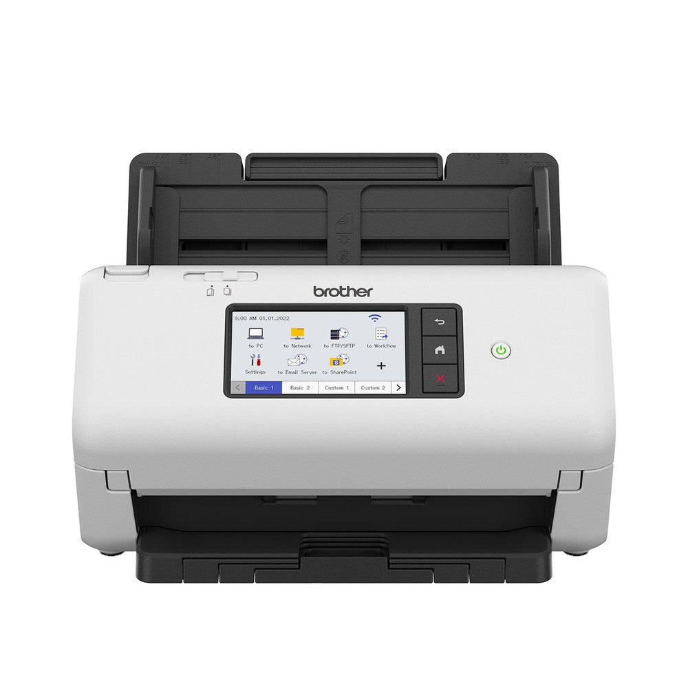 Brother ADVANCED DOCUMENT SCANNER (40ppm) network scanner w/ 10.9cm touchscreen LCD & WiFi (2.4G)