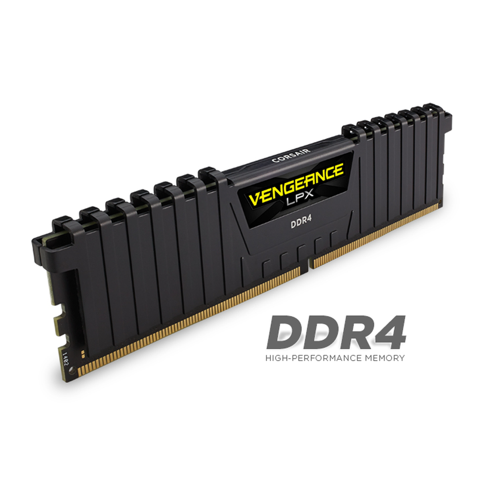 CORSAIR Vengeance LPX 16GB (2x8GB) DDR4 DRAM DIMM 3200MHz C16 Black Heat spreader