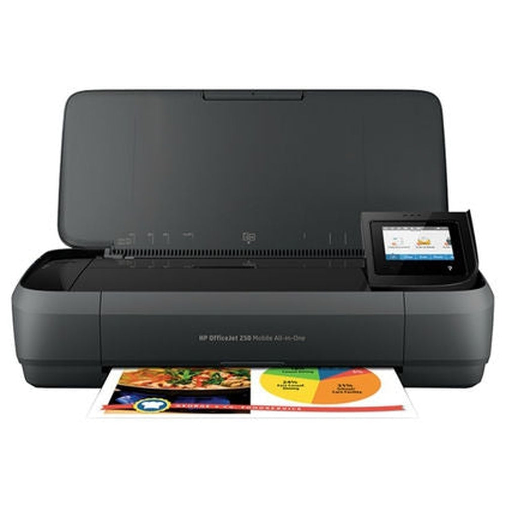 HP OfficeJet 250 Mobile All-in-One PrinterWireless Print Copy and Scan700MHZ 256MBUSB3.06 kg with Battery