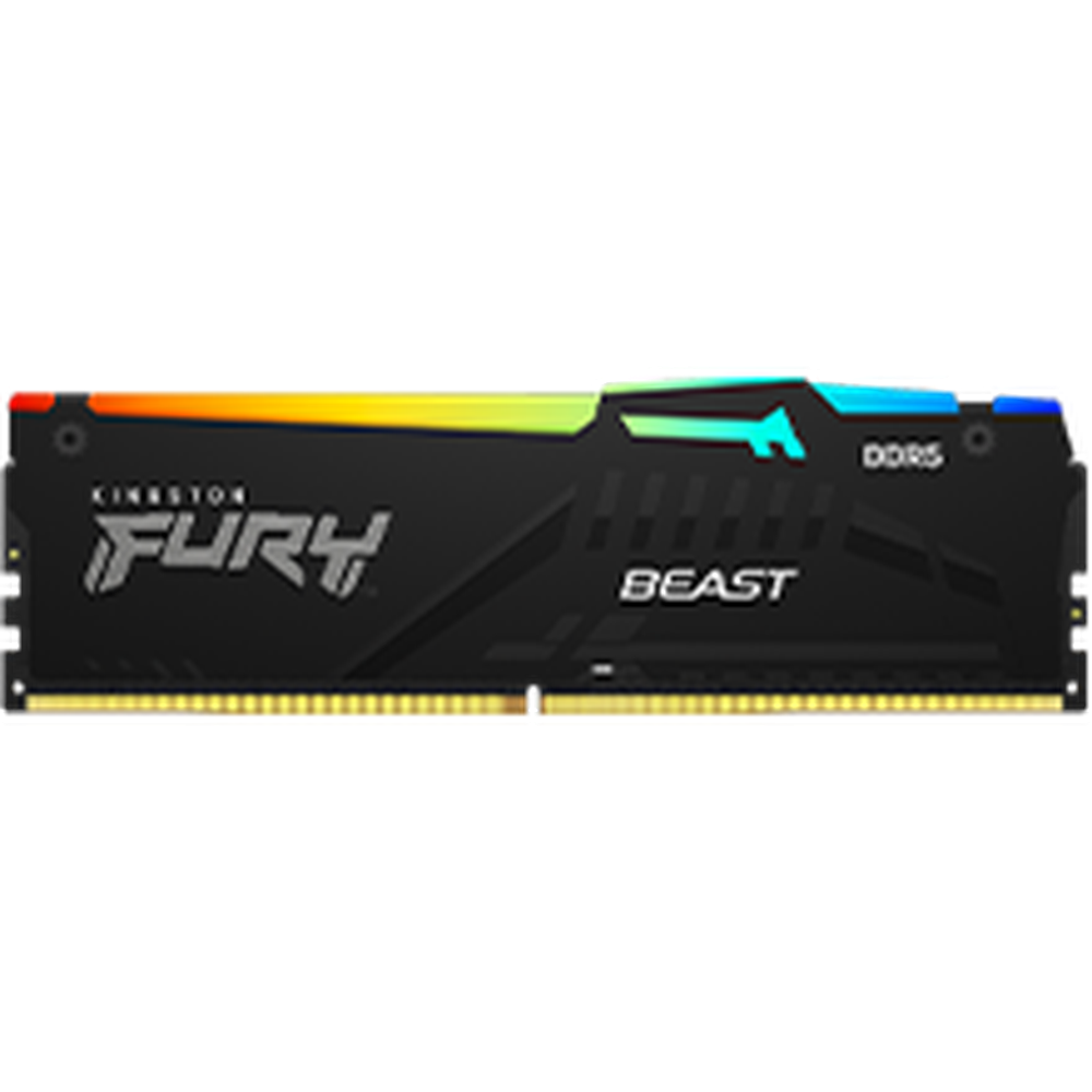Kingston 16GB 5200MT/s DDR5 CL40 DIMM (Kit of 2) FURY Beast RGB