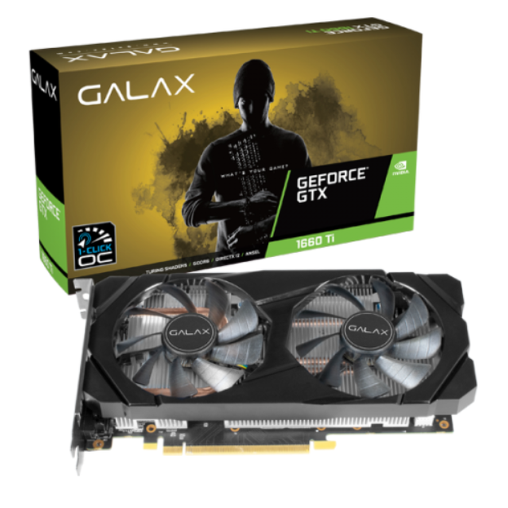 GALAX NVIDIA GeForce GTX 1660 Ti 1-Click OC PCI-E 6GB GDDR6 192BIT