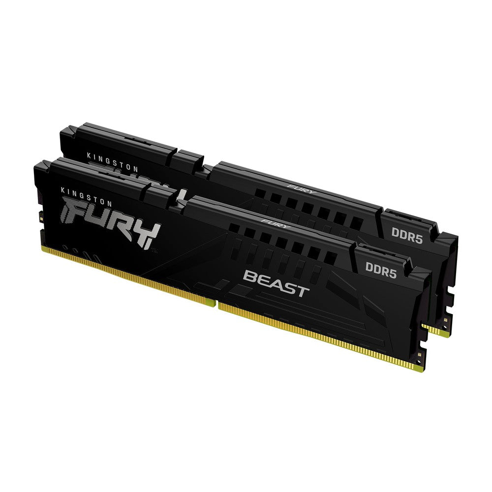 Kingston FURY Desktop Gaming Memory RAM DDR5 6000MHz 32GB(2x16GB) FURY Beast CL40