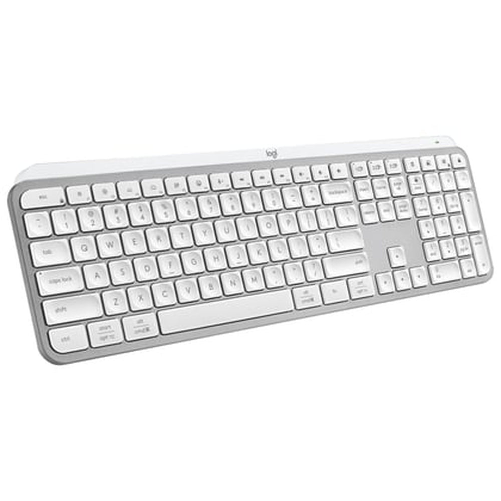 Logitech MX KeyS Advanced Wireless Illuminated  Keyboard - Pale Grey