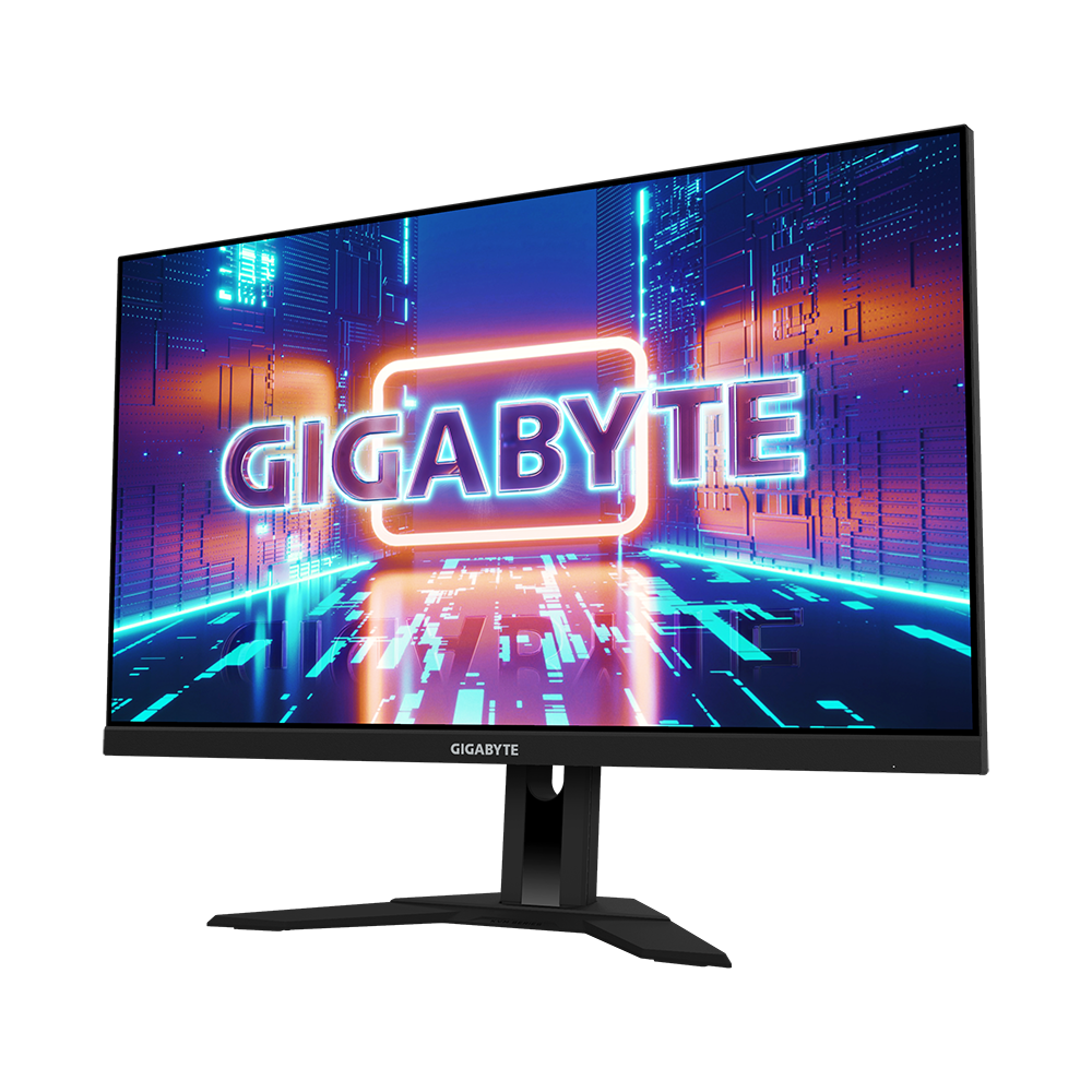 Gigabyte Gaming Monitor Multi-Platform KVM 4K UHD 144Hz & HDMI2.1 SS IPS panel w1ms GTG 8-bit color & HDR400 Black Equalizer & Aim Stabilizer Sync GameAssist