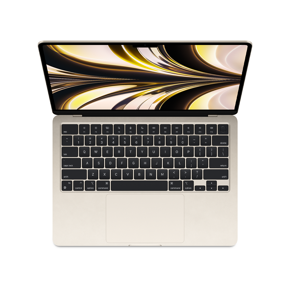 Apple CTO MacBook Air 13-inch/Starlight/M2 8-core CPU 8-core GPU/8GB/256GB SSD storage/8-Core GPU/Backlit KB with Touch ID////67W PA