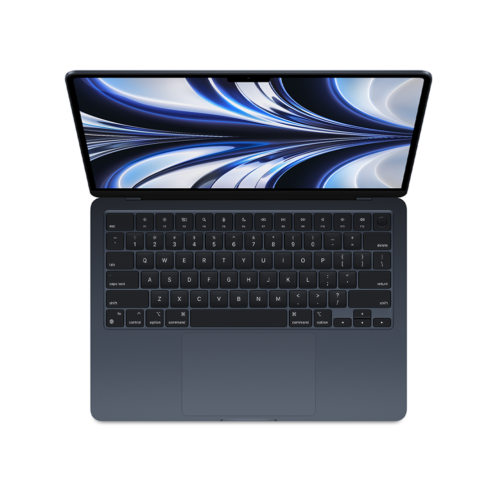 Apple CTO MacBook Air 13-inch/Midnight/M2 8-core CPU 8-core GPU/16GB/512GB SSD storage/8-Core GPU/Backlit KB with Touch ID////67W PA
