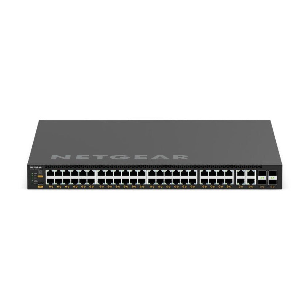 NETGEAR M4350-44M4X4V 52-Port Managed Switch with 44 x 2.5G and 4 x 10g/Multi-Gig PoE+ with 4 x 25GBASE-X SFP28 (MSM4352)