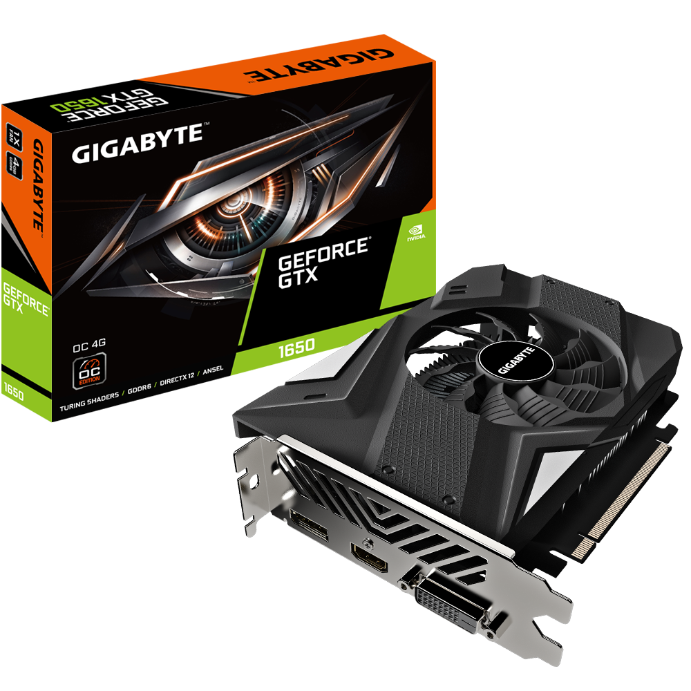 GIGABYTE NVIDIA GeForce GTX 1650 D6 OC 4G VERSION 2