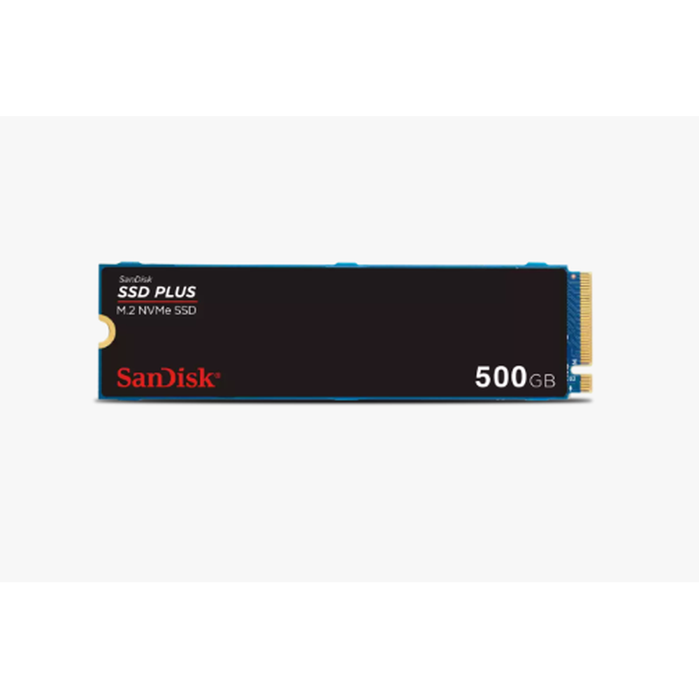 SanDisk Plus NVMe SSD 500GB PCIe Gen 3.0 M.2 2280-S3-M Speeds up to SR2400MB/s SW1500MB/s 3Y