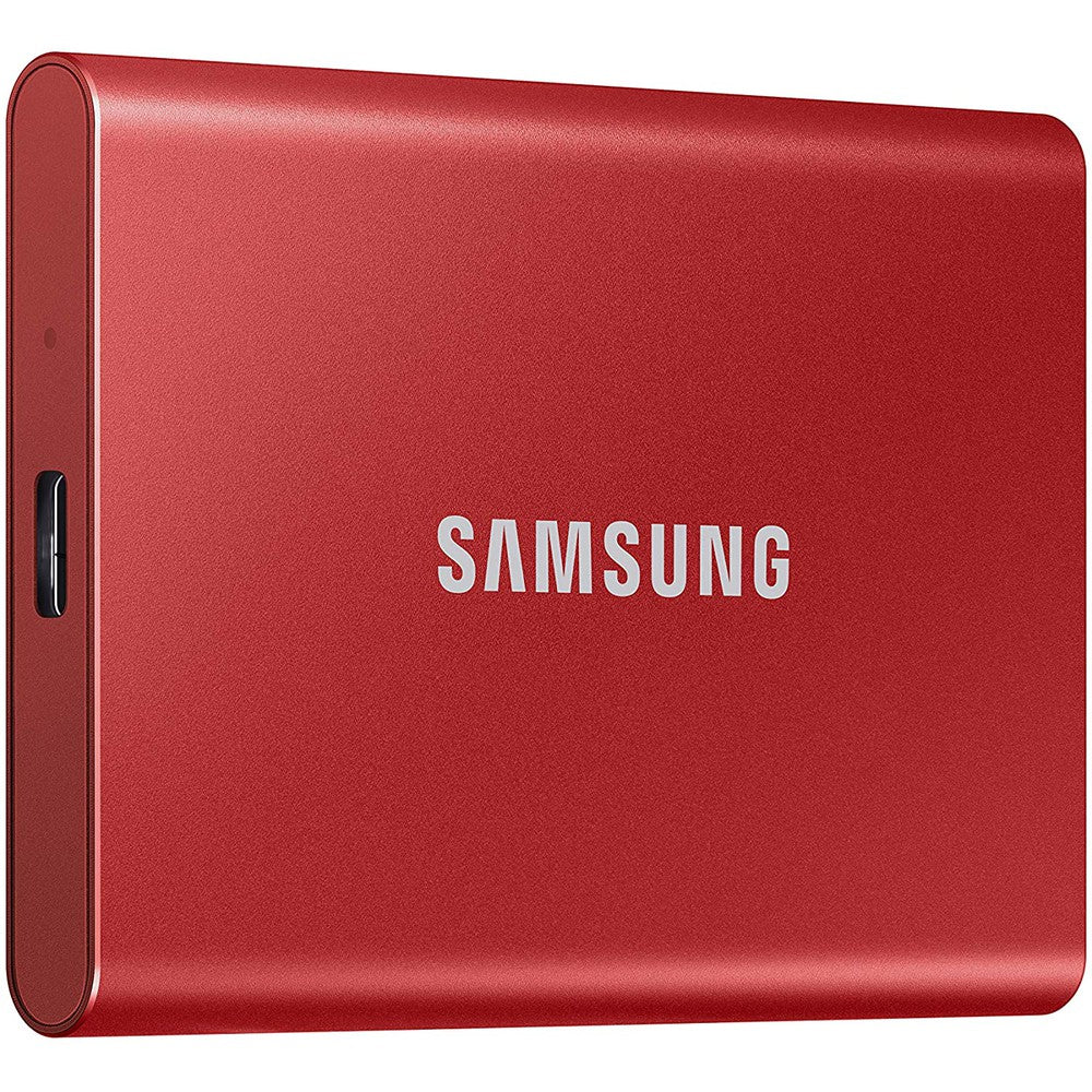 Samsung Portable SSD T7 1TB Metallic Red USB3.2 Type-C R/W(Max) 1050MB/s Aluminium Case