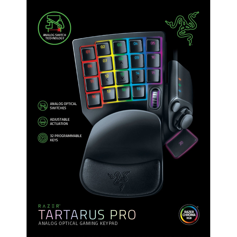 Razer Tartarus Pro - Analog Optical Gaming Keypad - FRML Pkg