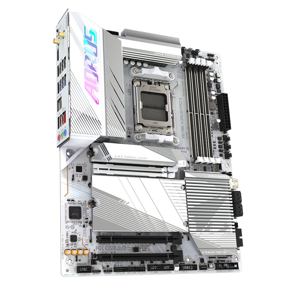 Gigabyte Model Name: X670E AORUS PRO X AMD AM5 X670/rev.1.1 ATX/Qualcomm QCNCM865