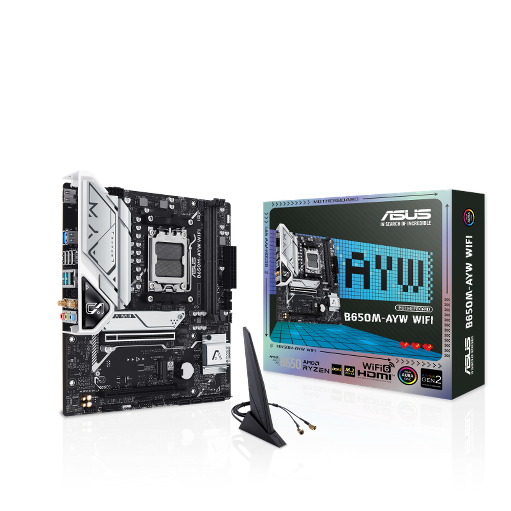 ASUS - Components & Peripherals B650M-AYW WIFI//AM5B650USB10GWIFIAURAMB