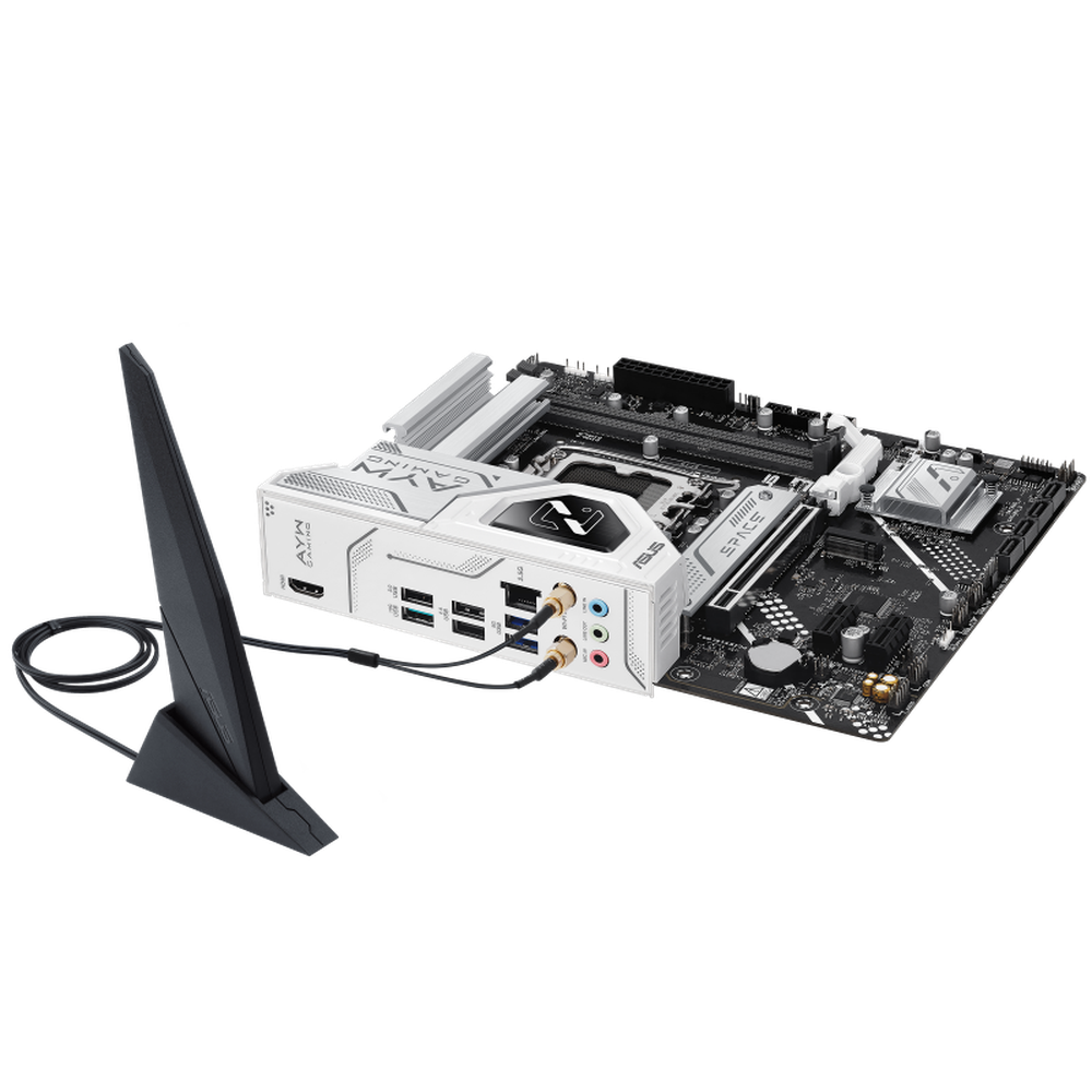 ASUS - Components & Peripherals ASUS B860M AYW GAMING WIFI  MB B860M 4x DDR5 1x PCI-E 4.0 x16 2x M.2 4x SATA3 WiFi