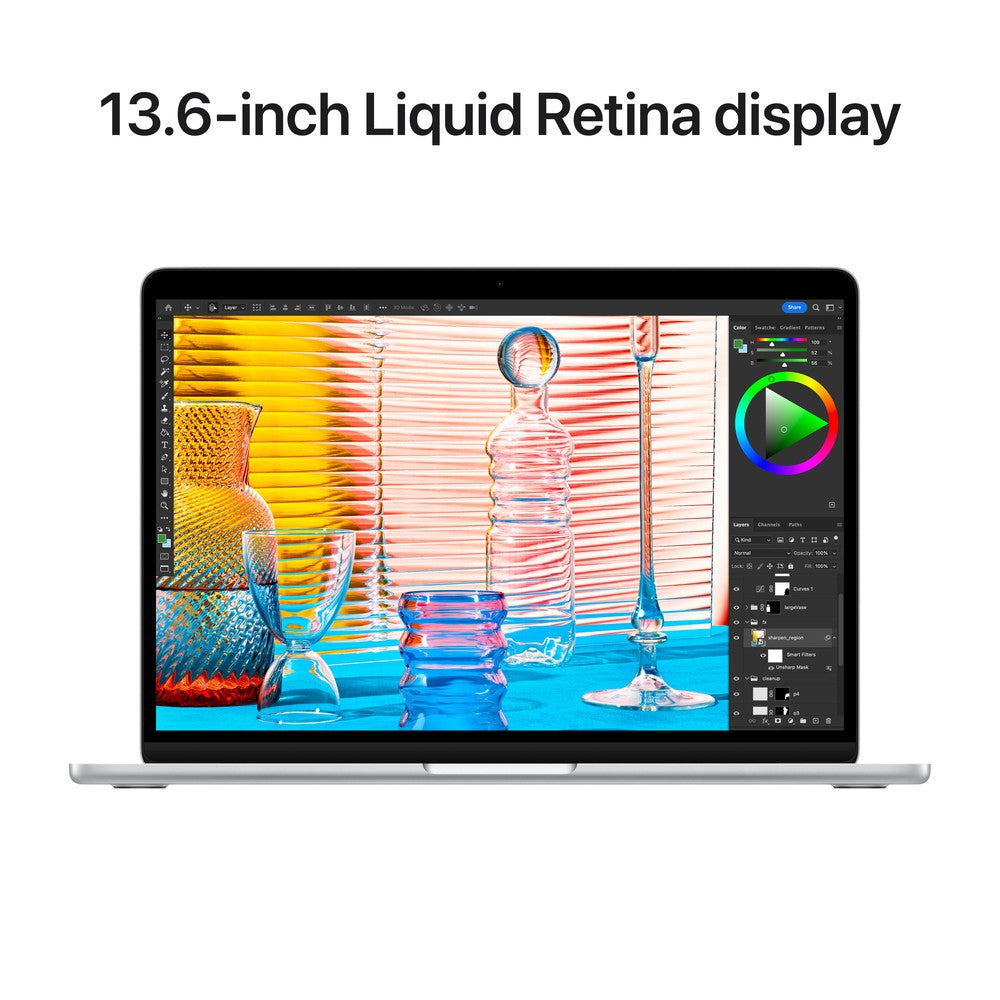 Apple 13-inch MacBook Air: Apple M2 chip with 8 core CPU and 8 core GPU 16GB 256GB  Silver