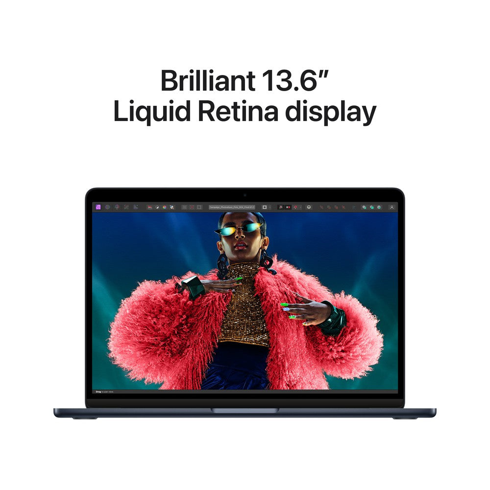 Apple 13-inch MacBook Air: Apple M3 chip with 8 core CPU and 10 core GPU 24GB 512GB SSD Midnight