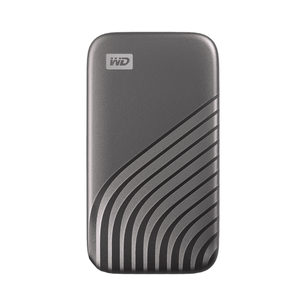 Western Digital WD My Passport SSD 2TB Gray color USB 3.2 Gen-2 Type C & Type A compatible 1050MB/s (Read) and 1000MB/s (Write)