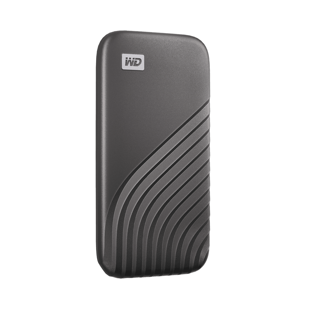 Western Digital WD My Passport SSD 2TB Gray color USB 3.2 Gen-2 Type C & Type A compatible 1050MB/s (Read) and 1000MB/s (Write)