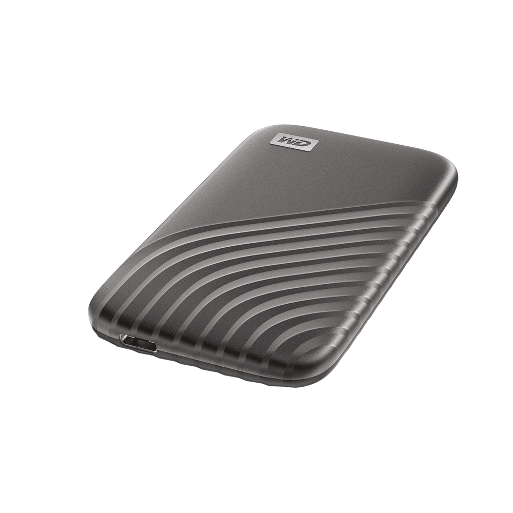 Western Digital WD My Passport SSD 2TB Gray color USB 3.2 Gen-2 Type C & Type A compatible 1050MB/s (Read) and 1000MB/s (Write)