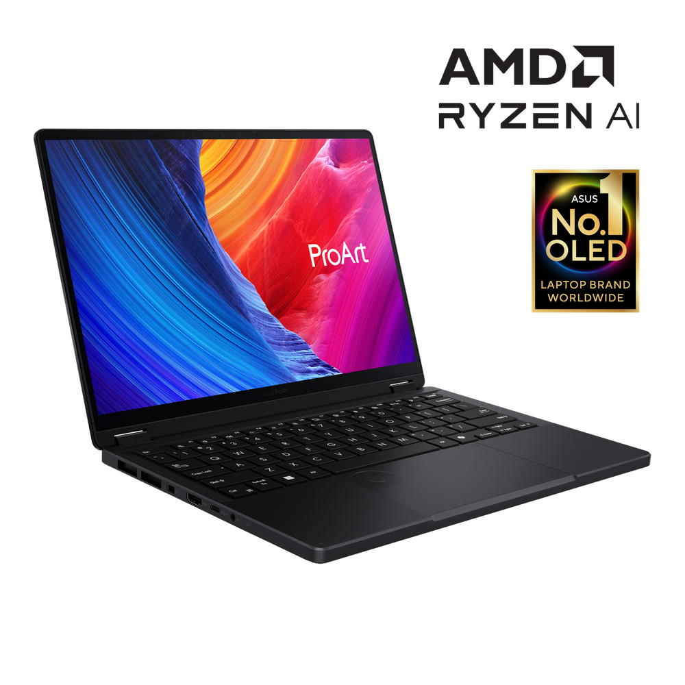 Asus ProArt PX13 OLED - AMD RYZEN AI 9 HX 170/13.3"/3K (2880 x 1800) OLED/32G/1TB SSD/Mineral Black/Win11 Pro With M365/Touch/Pen/RTX 4060/1YR