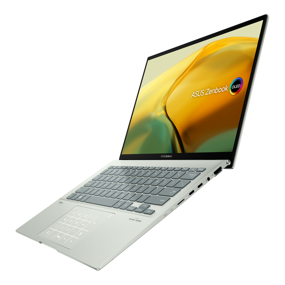ASUS Zenbook 14 OLED - INTEL I7-13700H/14.0"/2.8K (2880 x 1800) OLED 16:10 aspect ratio/LPDDR5 16G/512G PCIEG4/Foggy Silver(Touch)/Win11 Home/Touch/1Y