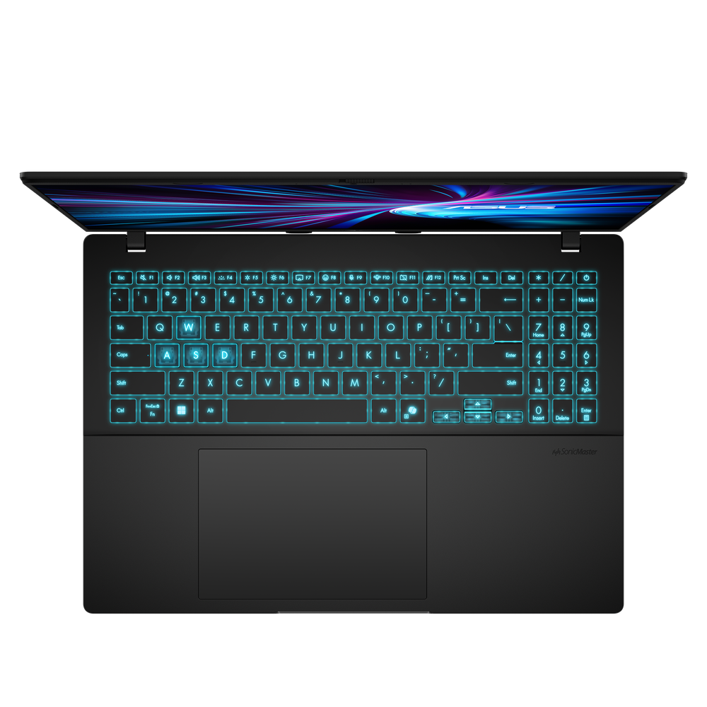 ASUS V16 - INTEL CORE 7 240H/16.0/WUXGA (1920 x 1200) 16:10 aspect ratio/DDR5 16G*2/1TB PCIEG4/Matte Black/Win11 Pro///NVIDIA GeForce RTX 5060/1YR