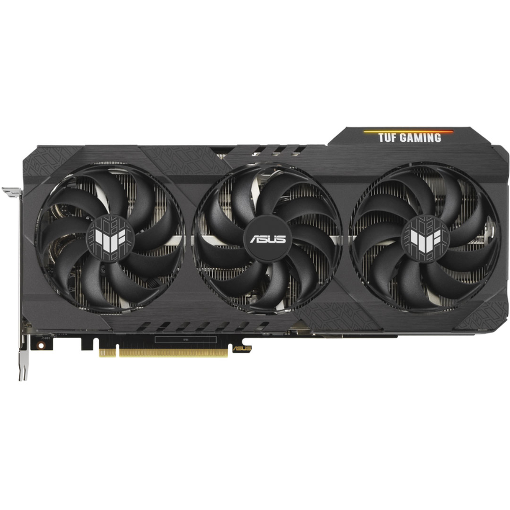 ASUS NVIDIA GeForce RTX 3090 24GB GDDR6X Gaming Graphics Card PCB Pictured 12 DRAM chips on the front and 12 on the back