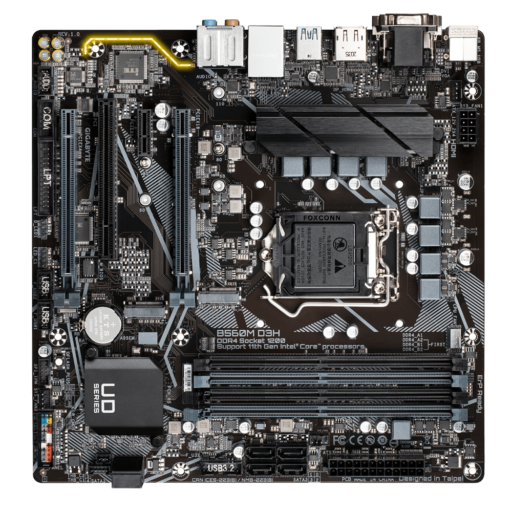 Gigabyte M/B B560M D3H 1.0