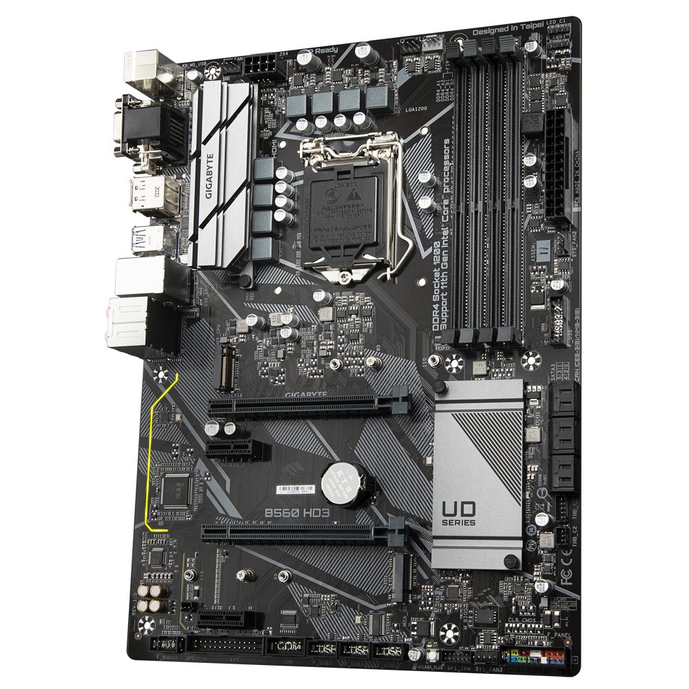 Gigabyte INTEL B560 Ultra Durable MB w Dual NVMe PCIe Gen3 M.2 Slots GIGABYTE Gaming GbE LAN with Bandwidth Management ALC1200 High Quality Audio