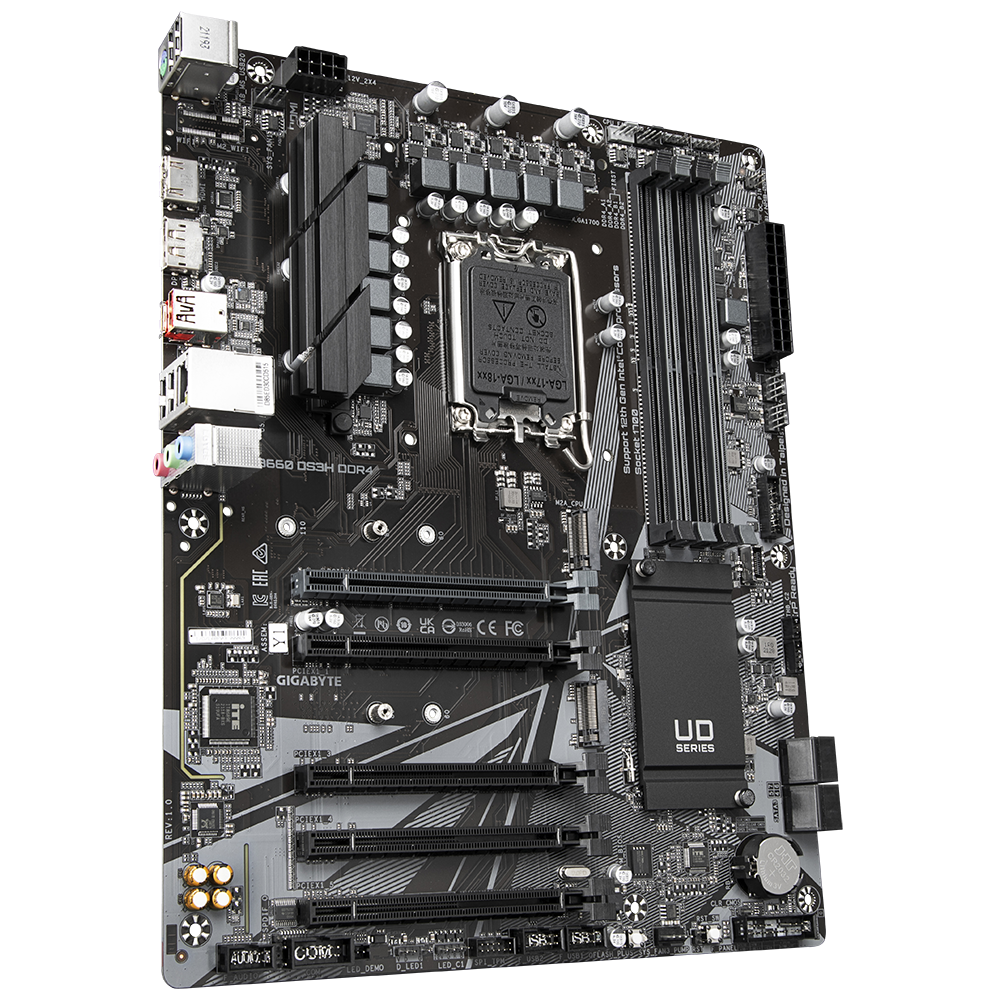 Intel B660 Motherboard with 8+2+1 Phases Hybrid Digital VRM with MOS Heatsink 2 x PCIe 4.0 M.2 Gaming LAN Rear USB 3.2 Gen 2x2 Type-C RGB FUSION