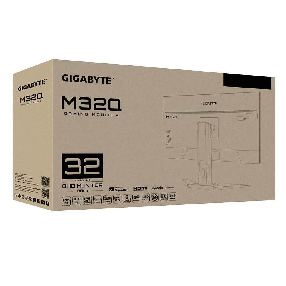 GIGA MONITOR 31.5 HDMI x2 DP TYPE-C SS USB 3.0 x3 HF AND SPEAKER