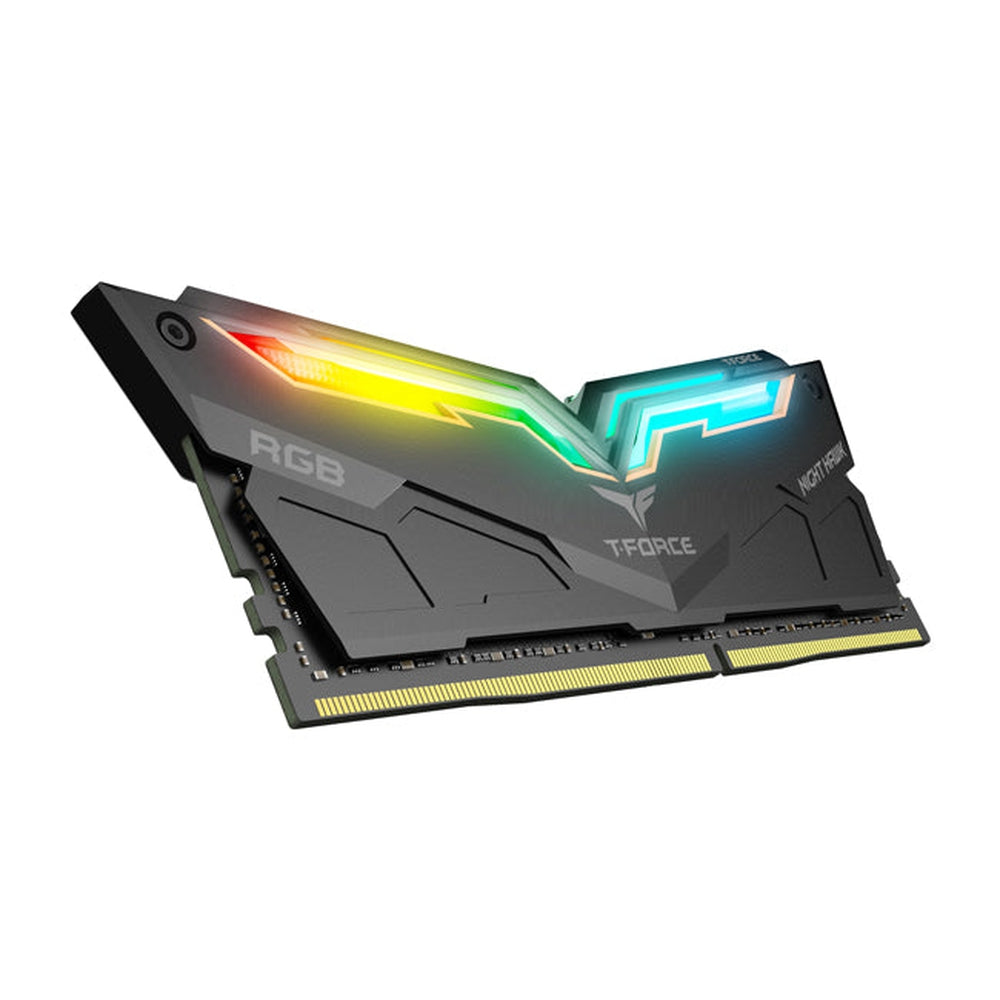 TEAM NIGHT HAWK RGB2 (black) UD-D4 16GBx2 3600 CL18-22-22-42 1.35V