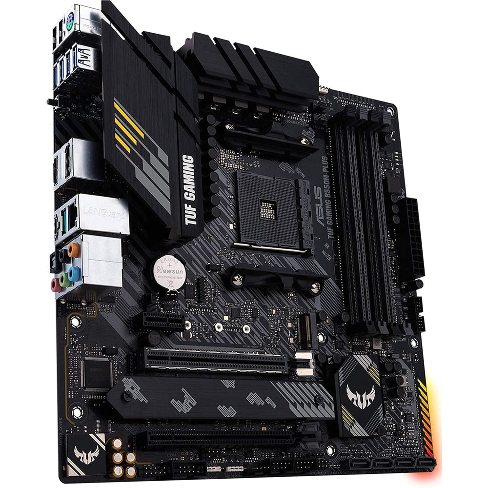 ASUS AMD B550 (Ryzen AM4) micro ATX gaming motherboard with PCIe 4.0 dual M.2 10 DrMOS power stages 2.5 Gb Ethernet HDMI DisplayPort