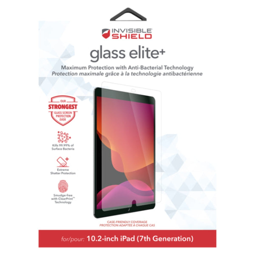 ZAGG InvisibleShield GlassElite+ Apple iPad 10.2 Screen