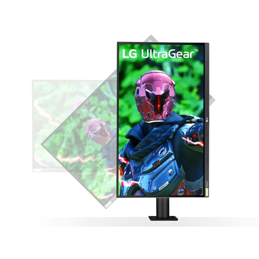 LG Monitor 27inchUltraGear QHD Nano IPS 1ms 144Hz HDR G-SYNC Compatibility Monitor w/ Ergo Stand 2560x1440 NVIDIA G-SYNC Compatible HDMI (2)