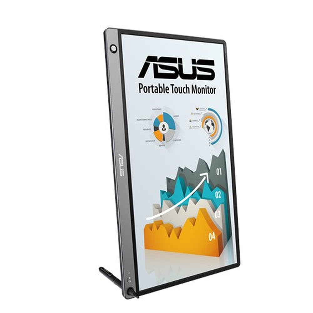 ASUS ZenScreen Touch MB16AMT portable monitor 15.6-inch IPS Full HD 10-point Touch Built-in Battery Hybrid Signal Solution USB Type-C
