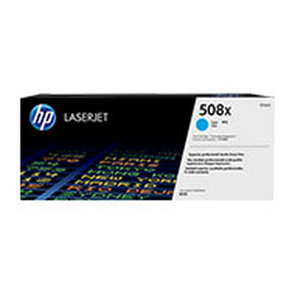 HP 508X High Yield Original Cyan LaserJet Toner Cartridge (~9500 pages)