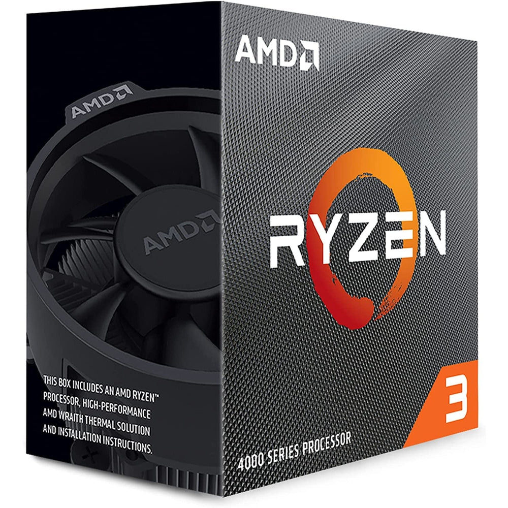 AMD Ryzen 3 4100 4 Core 8 Thread Up To 4.0Ghz AM4 - With Wraith Stealth Cooler