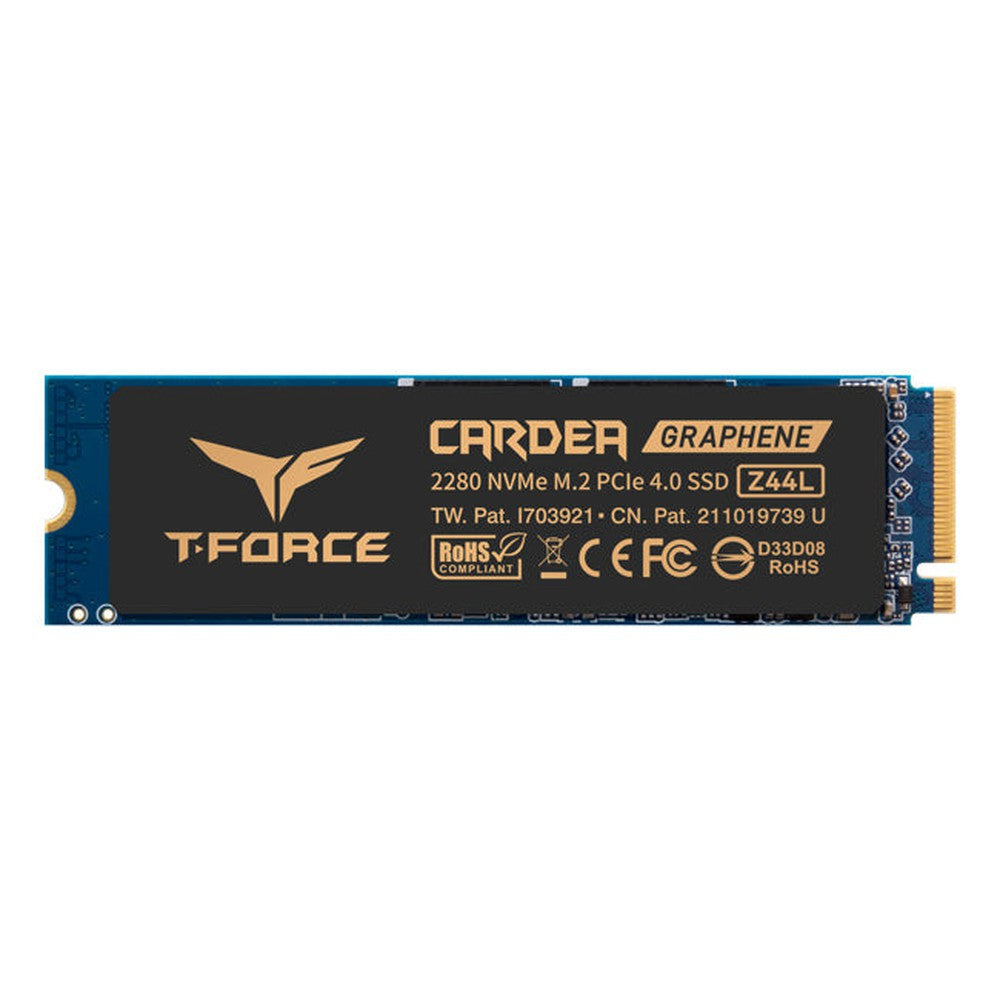 Team TEAMGROUP T-Force CARDEA Zero Z44L 500GB NVMe PCIe Gen4 x4 M.2 2280 Gaming Internal SSD Read/Write 3300/2400 MB/s 5 Years